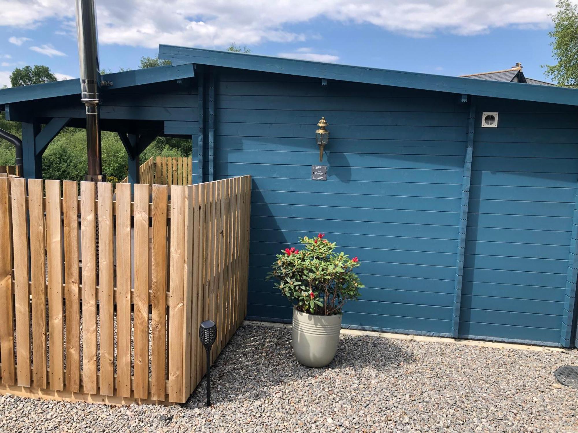 Retreat Hot Tub Highland Cabin Inverness Exterior foto